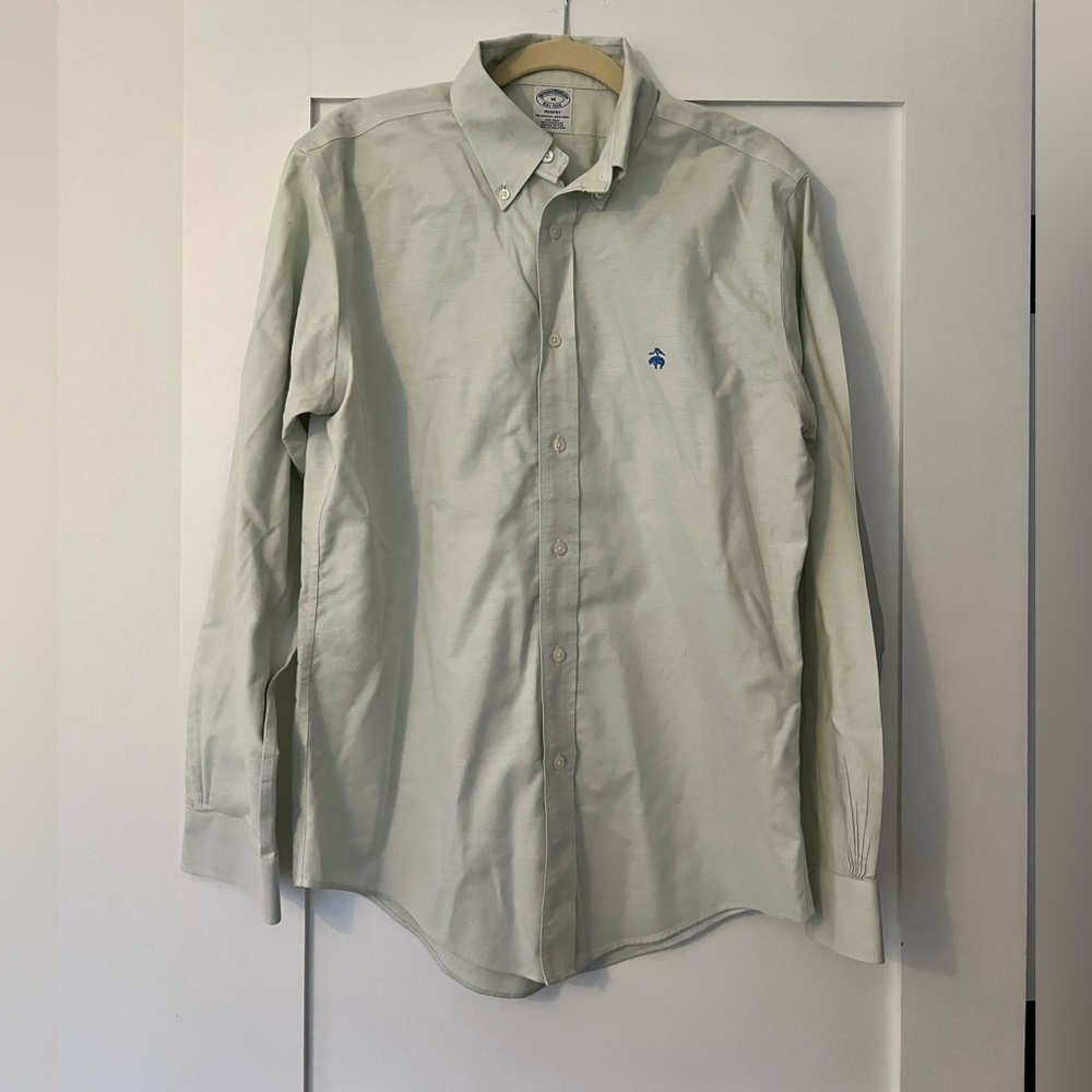 Brooks Brothers light green dress shirt, size M (men’s)